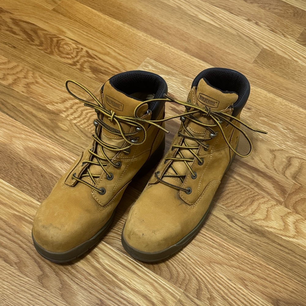 Wolverine Men's Tan Lace-Up Boots